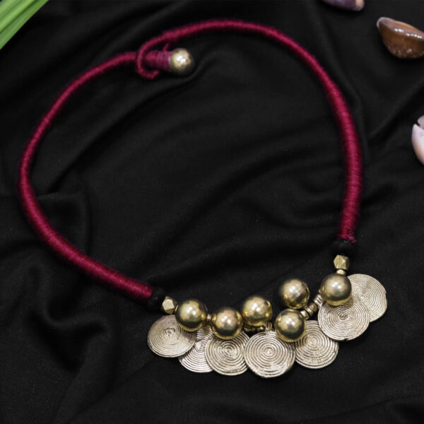 Tribal Jewellery Necklace With Earrings-1 - Image 3
