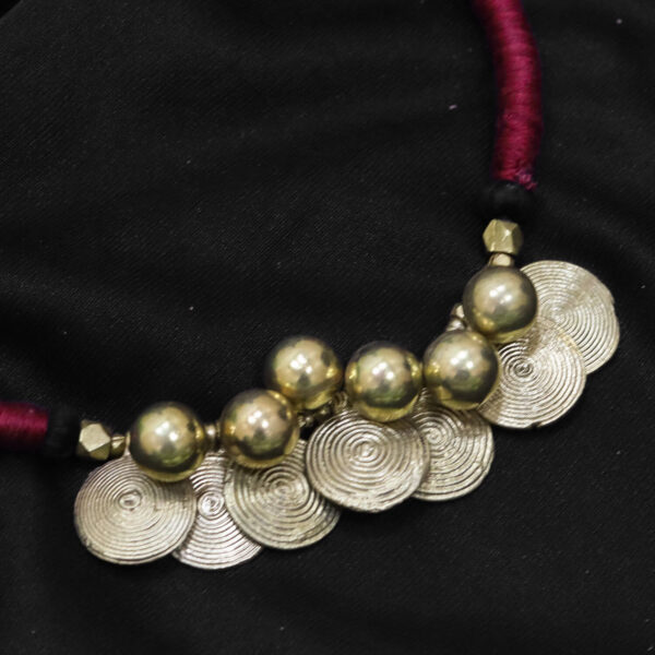 Tribal Jewellery Necklace With Earrings-1 - Image 4