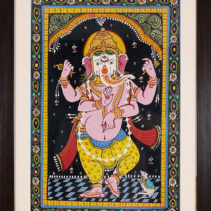GiTAGGED-Orissa-Pattachitra-Ganesha-Nritya-18-24-Inches