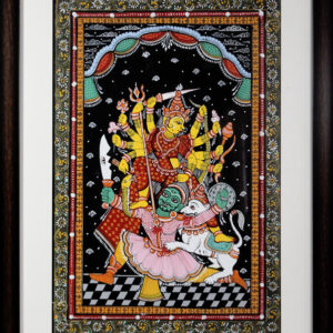 GiTAGGED-Orissa-Pattachitra-Goddess-Durga-18-24-Inches