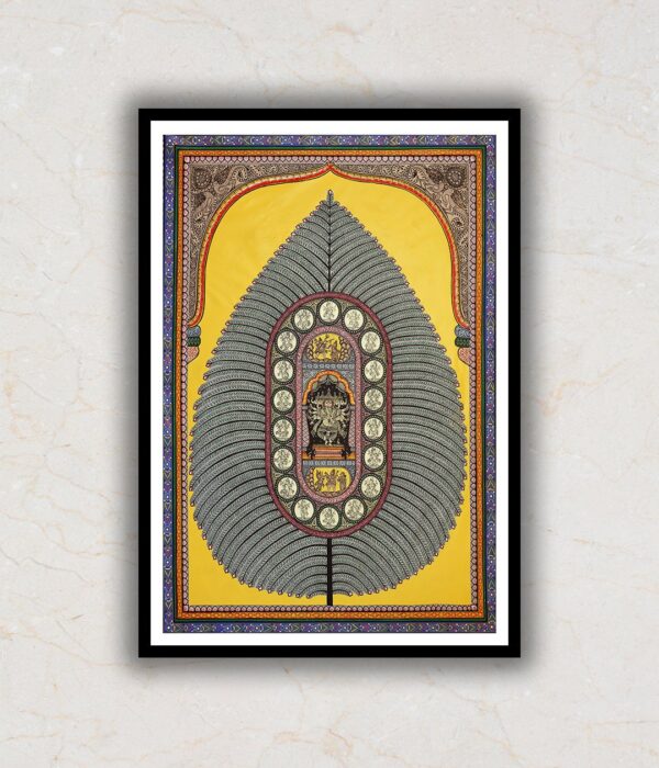 Incarnation-of-Ganesh-Ganpati-Artwork-Pattachitra-Art-Painting-For-Home-Wall-Art-Decor