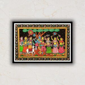 Krishna-Leela-Pattachitra-Art-Painting-For-Home-Wall-Art-Decor