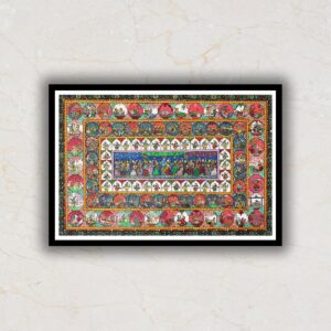 Krishna-RaasLeela-Pattachitra-Art-Painting-For-Home-Wall-Art-Decor