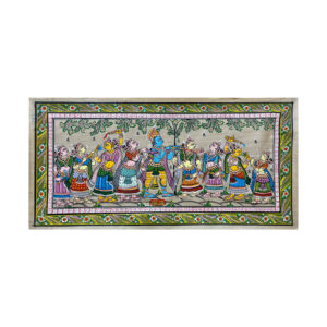 Krishna_Holi_Rasaleela_Patta_Tussar_Painting-1
