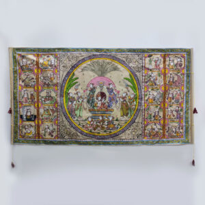Krishna_Leela_Patta_Tussar_Painting