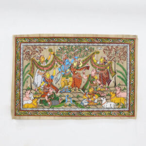 Krishna_Rasaleela_Patta_Tussar_Painting-3