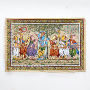 Krishna_Rasaleela_Patta_Tussar_Painting-5