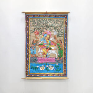 Krishna_Rasleela_Patta_Tussar_Painting-10