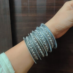 MOH Oxidised bangles set of 17 pc