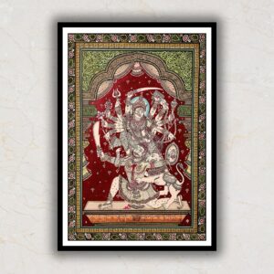 Maa-Durga-Avatar-Pattachitra-Art-Painting-For-Home-Wall-Art-Decor