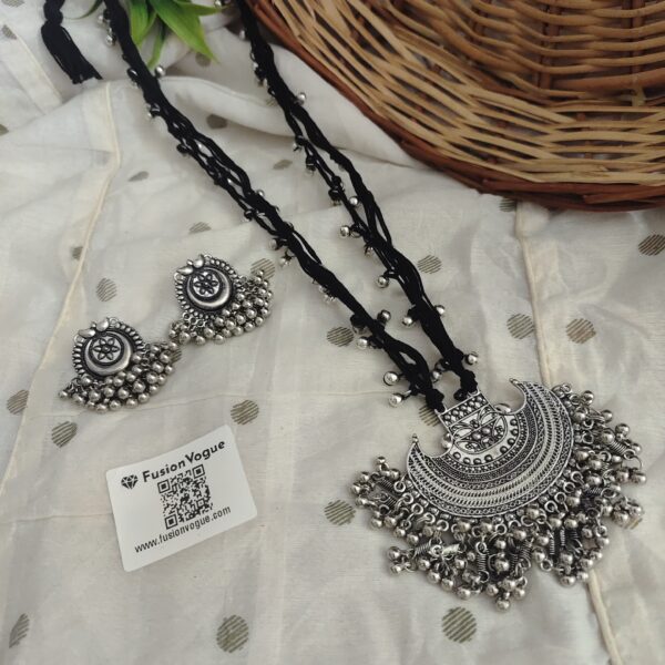 NANDITA-Oxidised-Thread-Long-Ghungroo-Necklace-Set