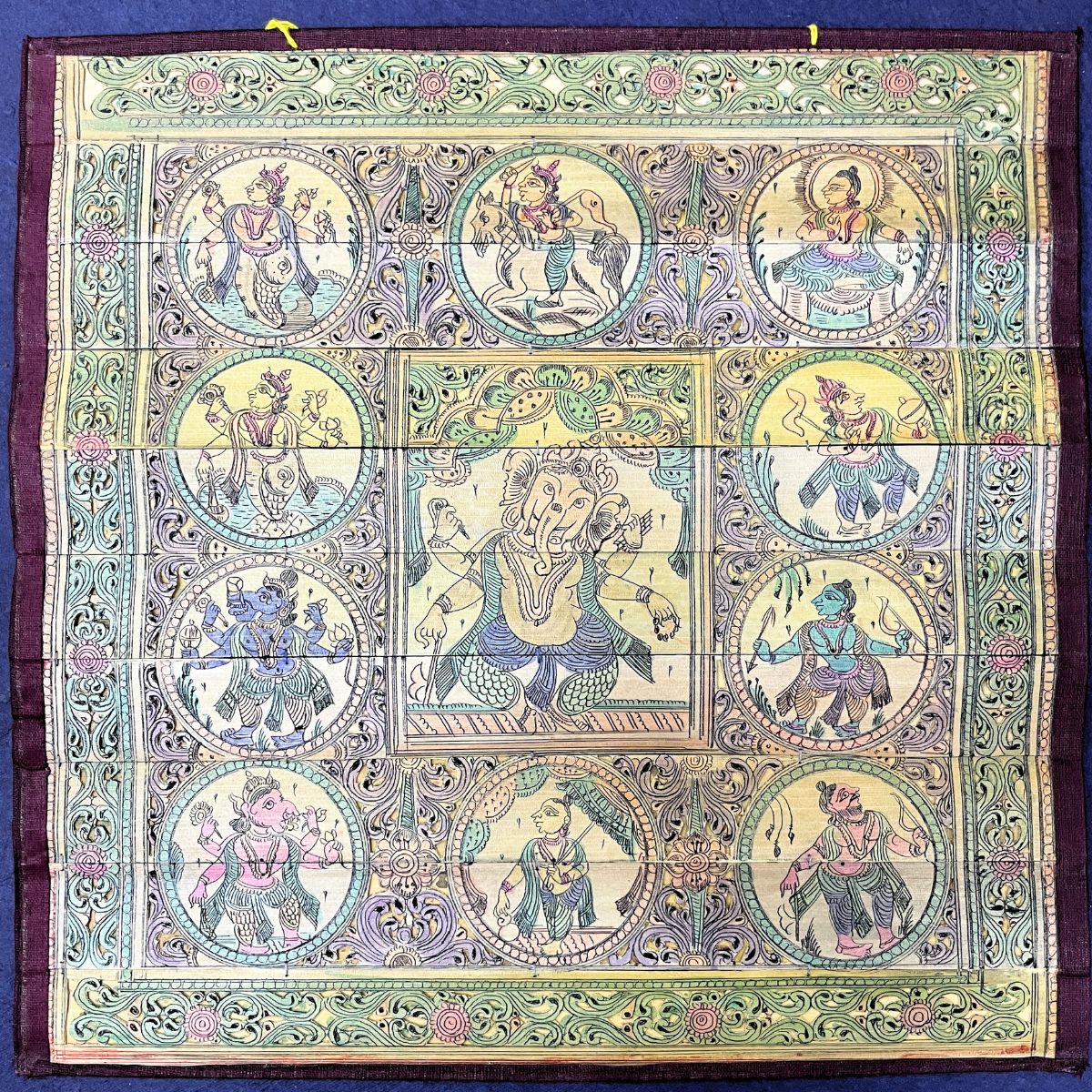 Palm_Leaf_Engraving_of_Krishna_Rasleela_and_Vishnu_Dashavatara