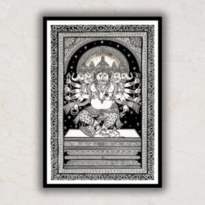 Panchmukhi-Shri-Ganesh-Ganpati-Artwork-Pattachitra-Art-Painting-For-Home-Wall-Art-Decor