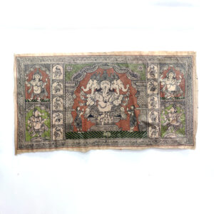 Panchmukhi_Ganesha_Patta_Tussar_Painting