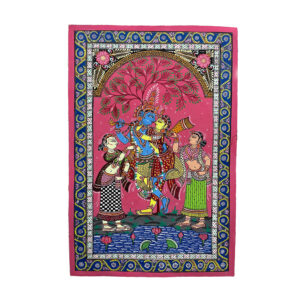 Patta_Painting_of_Lord_Krishna_Rasaleela