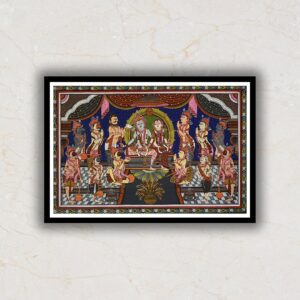 Ram-Abhishek-Darbar-Pattachitra-Art-Painting-For-Home-Wall-Art-Decor