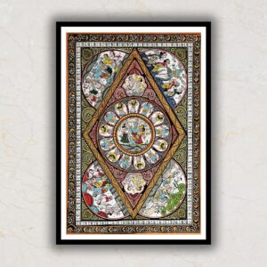Shri-Krishna-Journey-Pattachitra-Art-Painting-For-Home-Wall-Art-Decor
