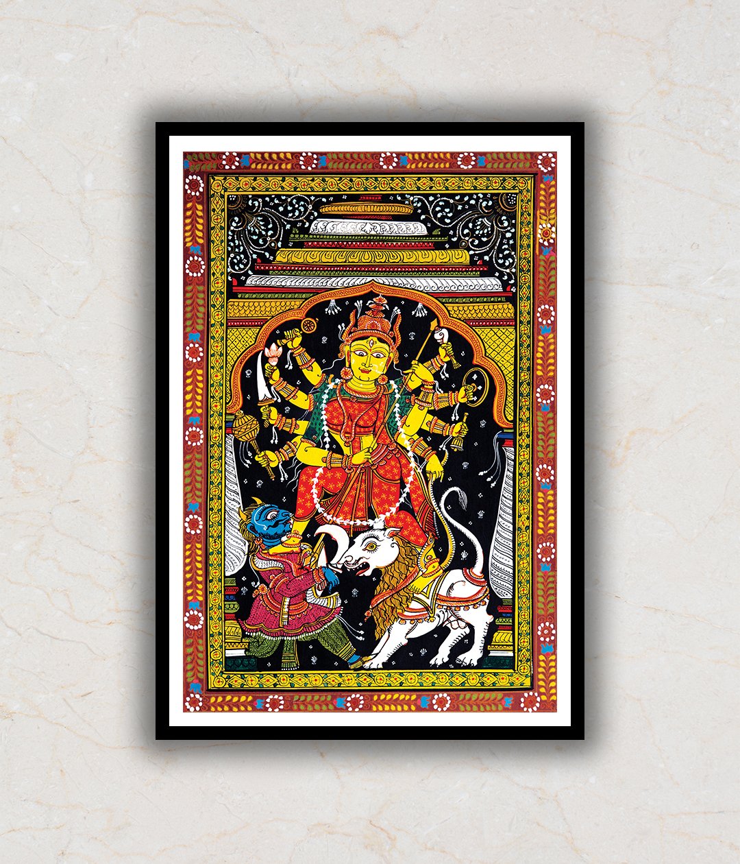 The-Durga-Darbar-Pattachitra-Art-Painting-For-Home-Wall-Art-Decor