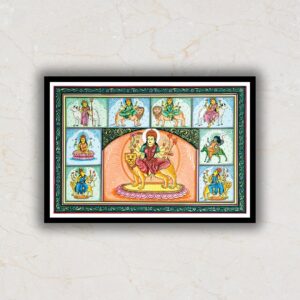 The-Incarnations-of-Durga-Pattachitra-Art-Painting-For-Home-Wall-Art-Decor