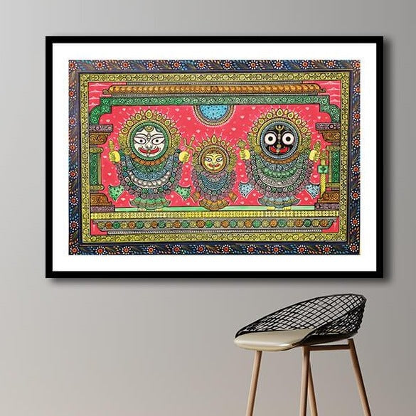 The-Jagannath-Darbar-Pattachitra-Art-Painting-For-Home-Wall-Art-Decor-3 - Image 2