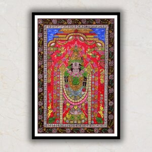 Tirupati-Balaji-Pattachitra-Art-Painting-For-Home-Wall-Art-Decor
