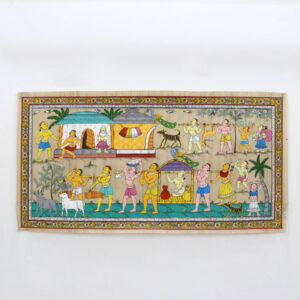 Tribal_Life_Patta_Tussar_Painting