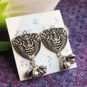 Goddess Oxidised Stud