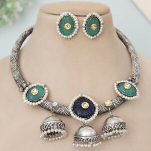 Chetna Oxidised HASLI set
