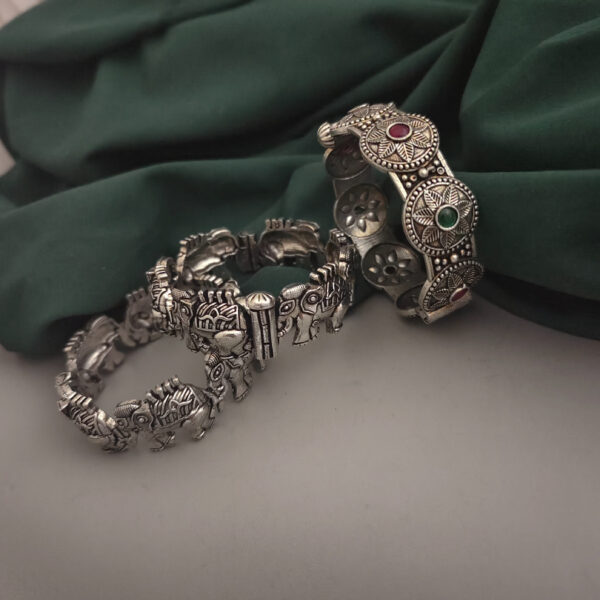 Chhaya elephant Bangles 3 pc set