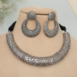 Dhansha Oxidised Necklace set