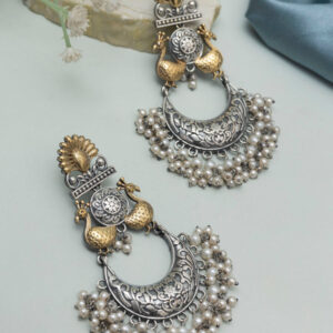 Dhvina Oxidised Earrings