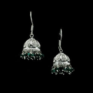 Green Jhumkis
