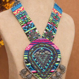 Handwoven Oxidised Necklace