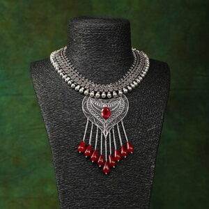 Jodha Silver Necklace