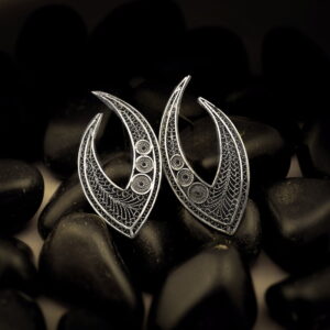 Kshatrani Silver Earrings-1