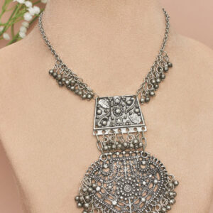 Mahua oxidised necklace