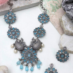 Manisha Oxidised Necklace set