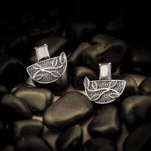 Maya Filigree Silver Earrings