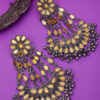Mirror Chandelier earrings