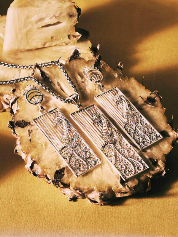 Morni Earrings and Pendant Set - Image 2