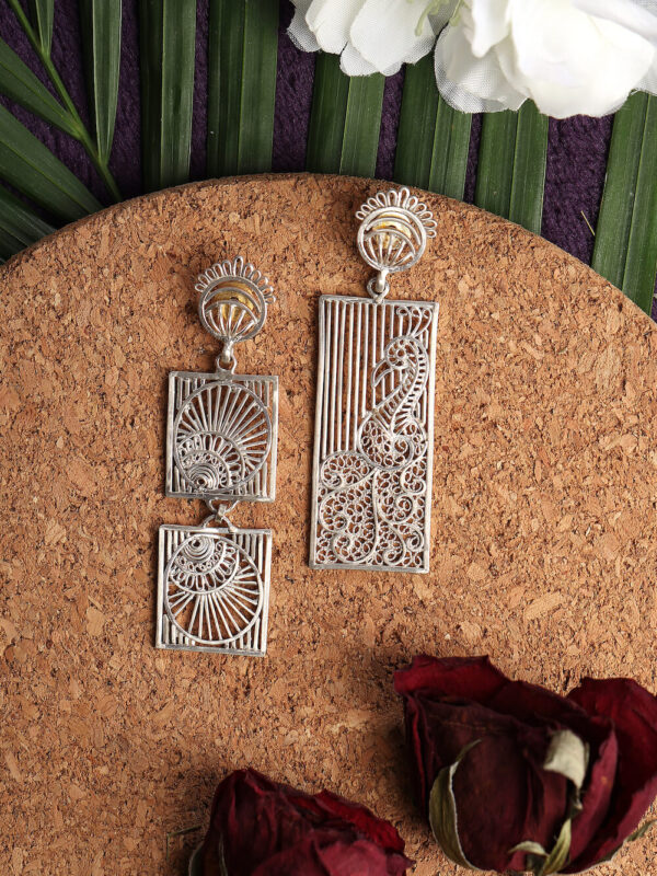 Morni and Pankh Earrings - Image 2