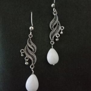Oxidised Beads Earrings