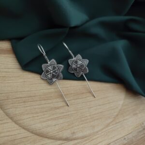 Oxidised Earcuff Earrings-06