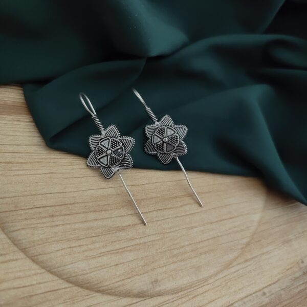 Oxidised Earcuff Earrings-06