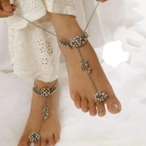 Oxidised Ghungroo Anklet