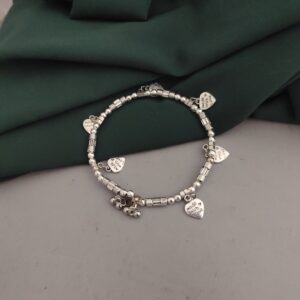 Oxidised Heart adjustable bracelet