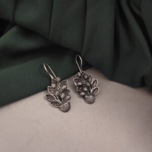 Oxidised Silver Lookalike Earrings
