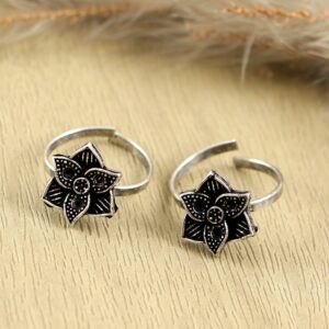 Oxidised Silver Toe Ring - Womens Everyday Jewelry