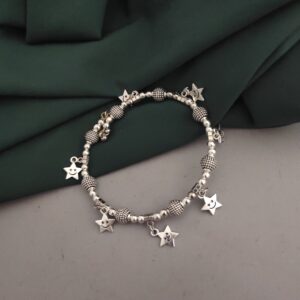 Oxidised Star adjustable bracelet