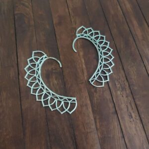 PARVATI Oxidized Earcuff Earclips